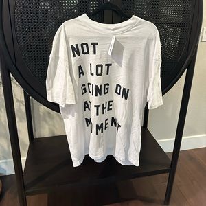 Taylor Swift nasty gal Not a lot going on at the moment oversized shirt size L